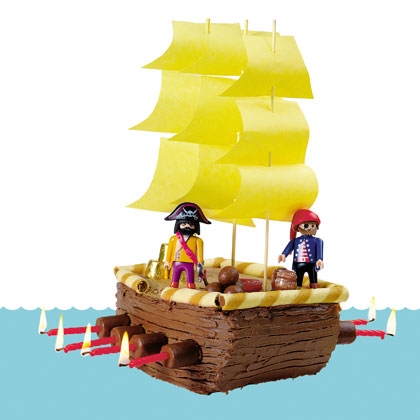 Tutorial para hacer tarta de barco pirata. - Ideas y material gratis para fiestas y celebraciones Oh My Fiesta!