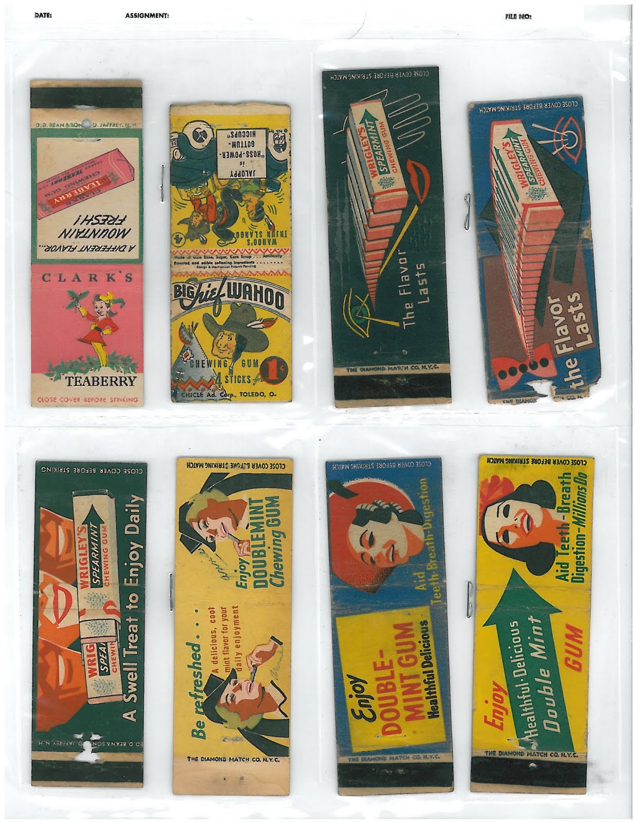 View from the Birdhouse Antique Matchbook Collection