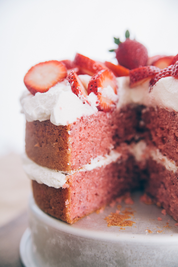 Southern Strawberry Cake