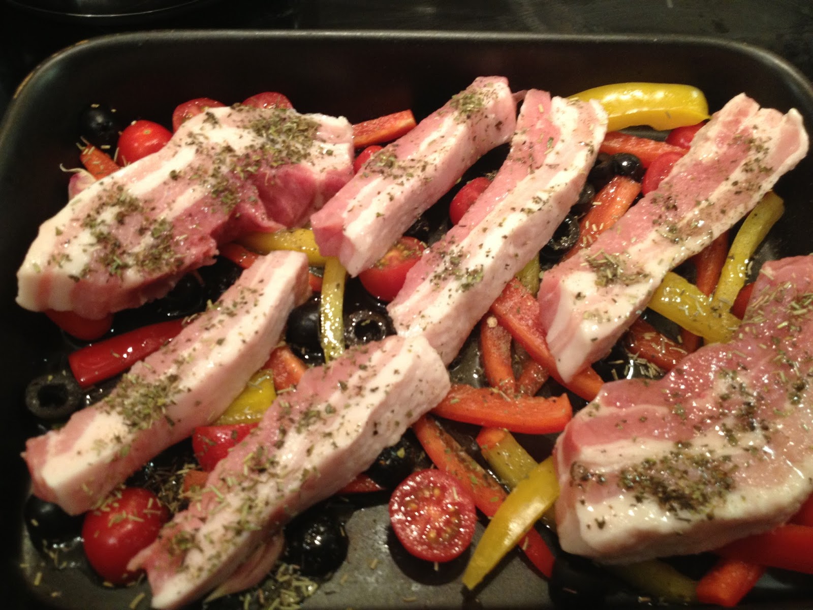 Bistro Becs and Family Mediterranean Pork Belly Strips