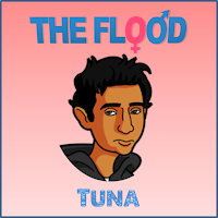 Tuna, Sex Love and Dating Disasters, The Flood, Characters, Characters from books, images of characters from books, Lad Lit, Dick Lit, Fratire, Chick Lit, Lad Lit characters, Chick Lit characters, Funny book, Comedy book, eBook, Kindle, Novel, Paperback, Dating, Dating Disasters, Relationships, Rom Com, RomCom, Steven Scaffardi, 