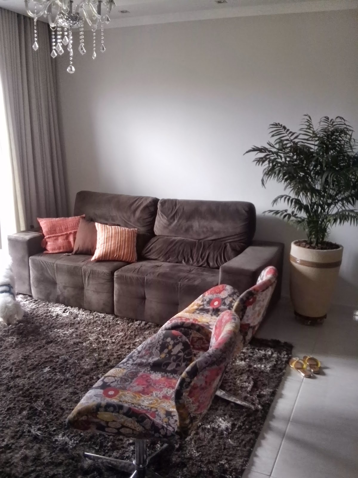 Do outro lado fica a sala de TVlindas as poltronas!!! Deixou o Sala De Tv Com Sofa Escuro ~ Do outro lado fica a sala de TVlindas as poltronas!!! Deixou o