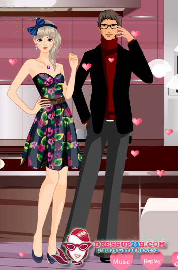 A sweet romantic dressup just in time for Valentine's Day.