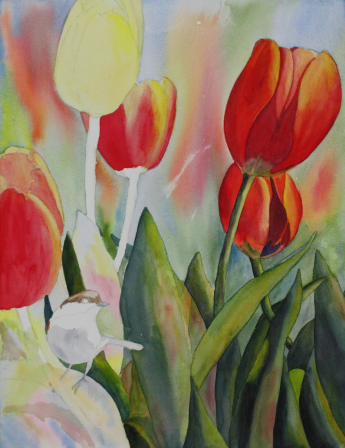 Art by Wendy How to paint the background?