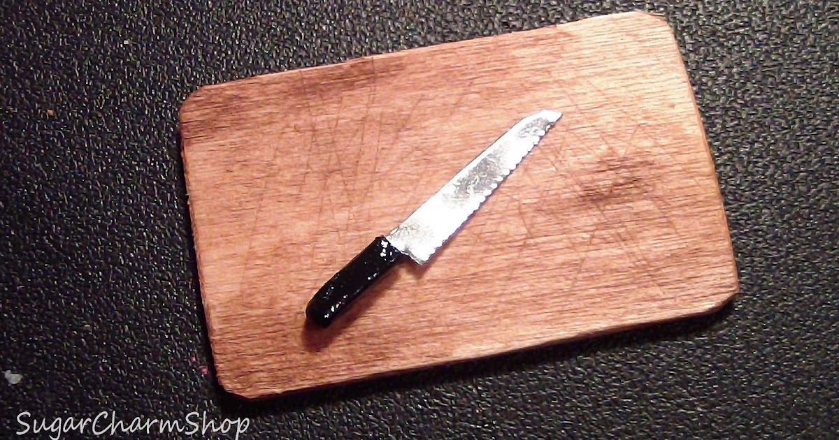 Craft; Polymer clay, jewelry and 112 scale miniatures Tutorial Cutting boards