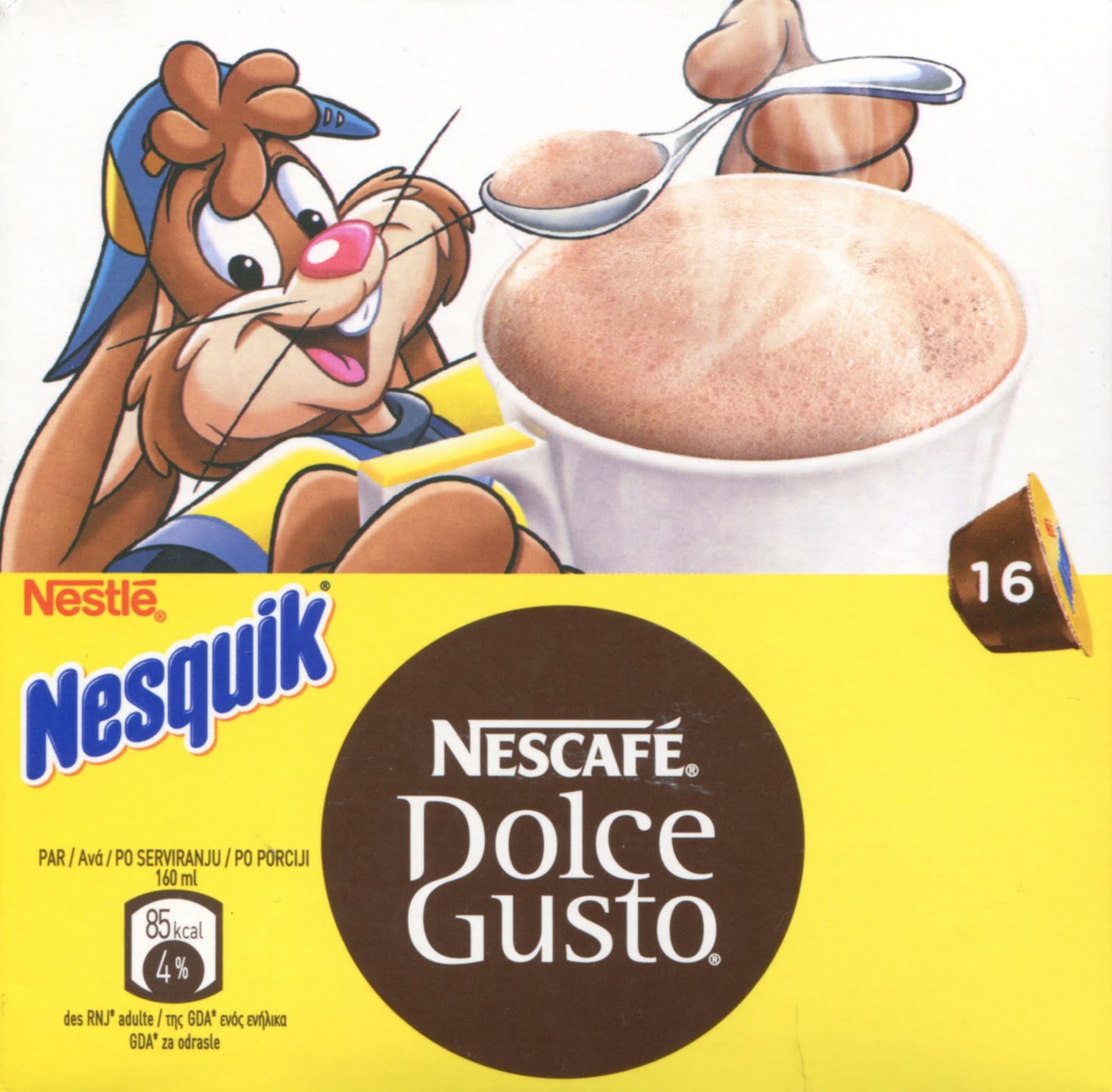 Chocolat chaud NESQUIK® - 16 Capsules