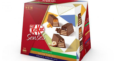 kitkat senses salted caramel hazelnut double chocolate kitkat senses box