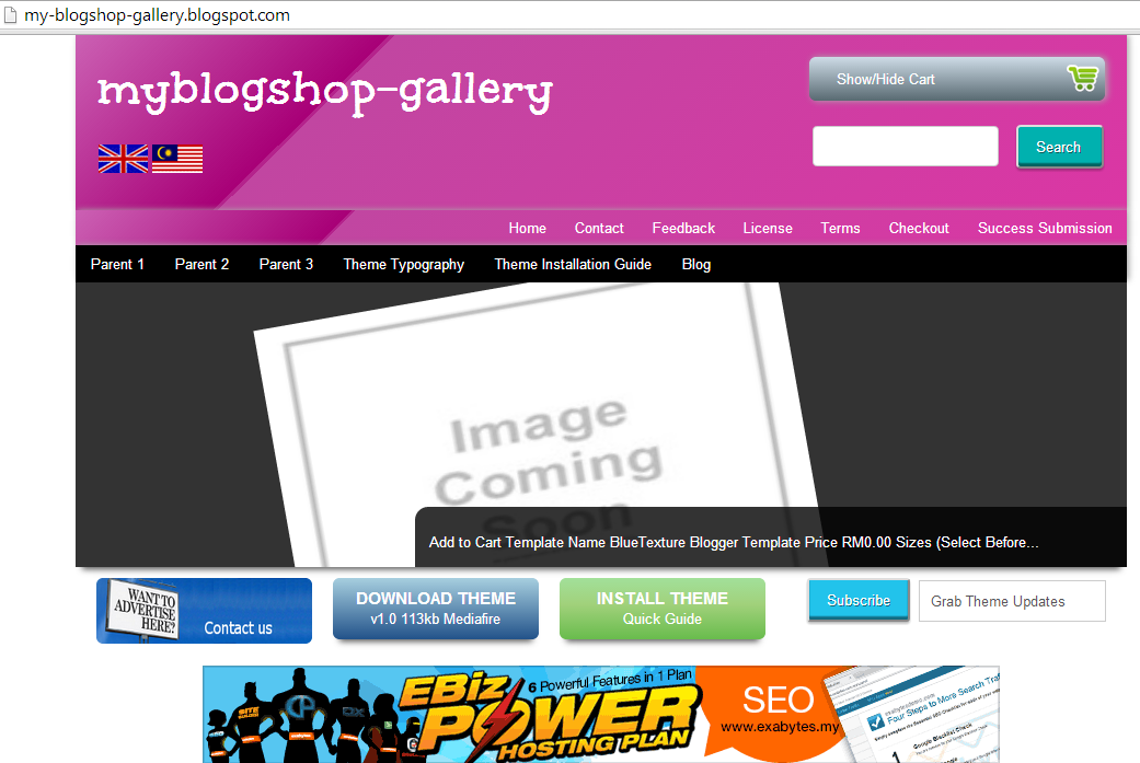Chia sẻ 4 Template Blogspot bán hàng Chia sẻ 4 Template Blogspot bán hàng