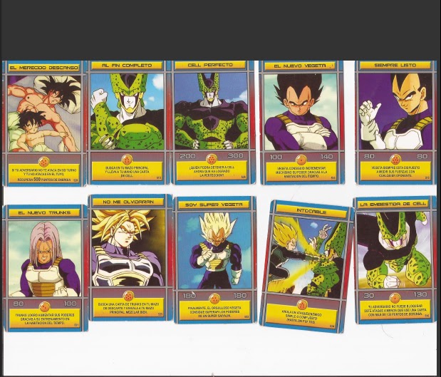 Mis cartas de Dragon Ball Z Mis cartas de Dragon Ball Z
