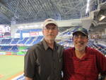 Cliff and me at the baseball game