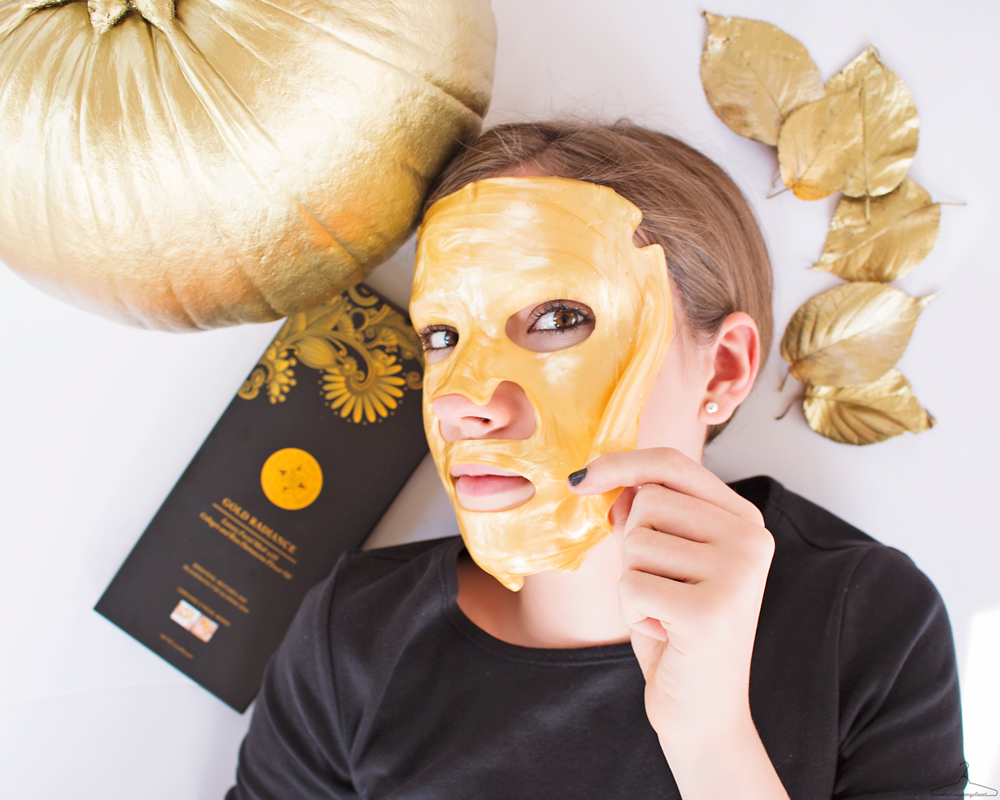 Gold Radiance - Step Inside My Closet - Passport2Beauty, Gold Radiance Mask, Gold Radiance, 