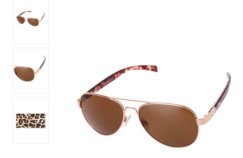 gafas aviador leopardo Stradivarius gafas aviador leopardo Stradivarius