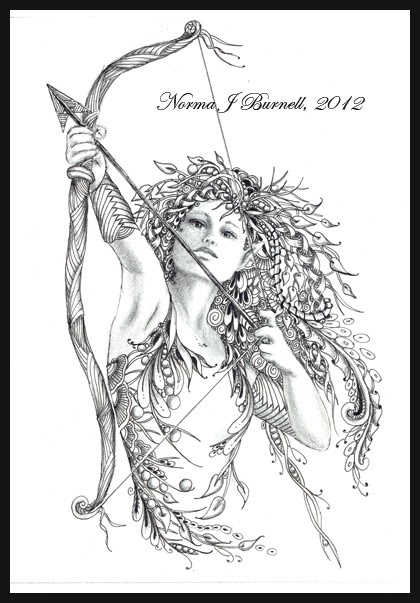 Fairy Tangles: The Archeress