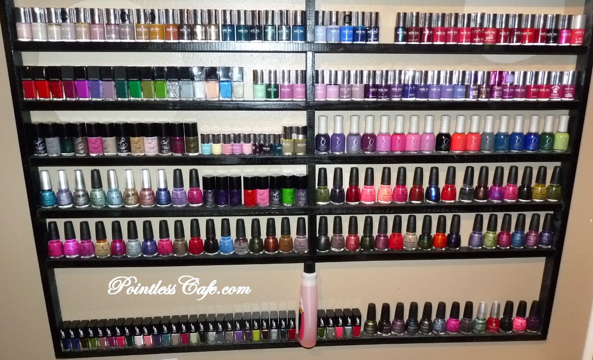 Nail Polish Storage and Collection 2.0 Pointless Cafe