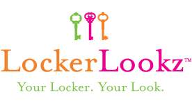 Lockerlookz - Locker Mirror - Pink Dots