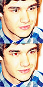 Liam vörös majd barna szemekkel.