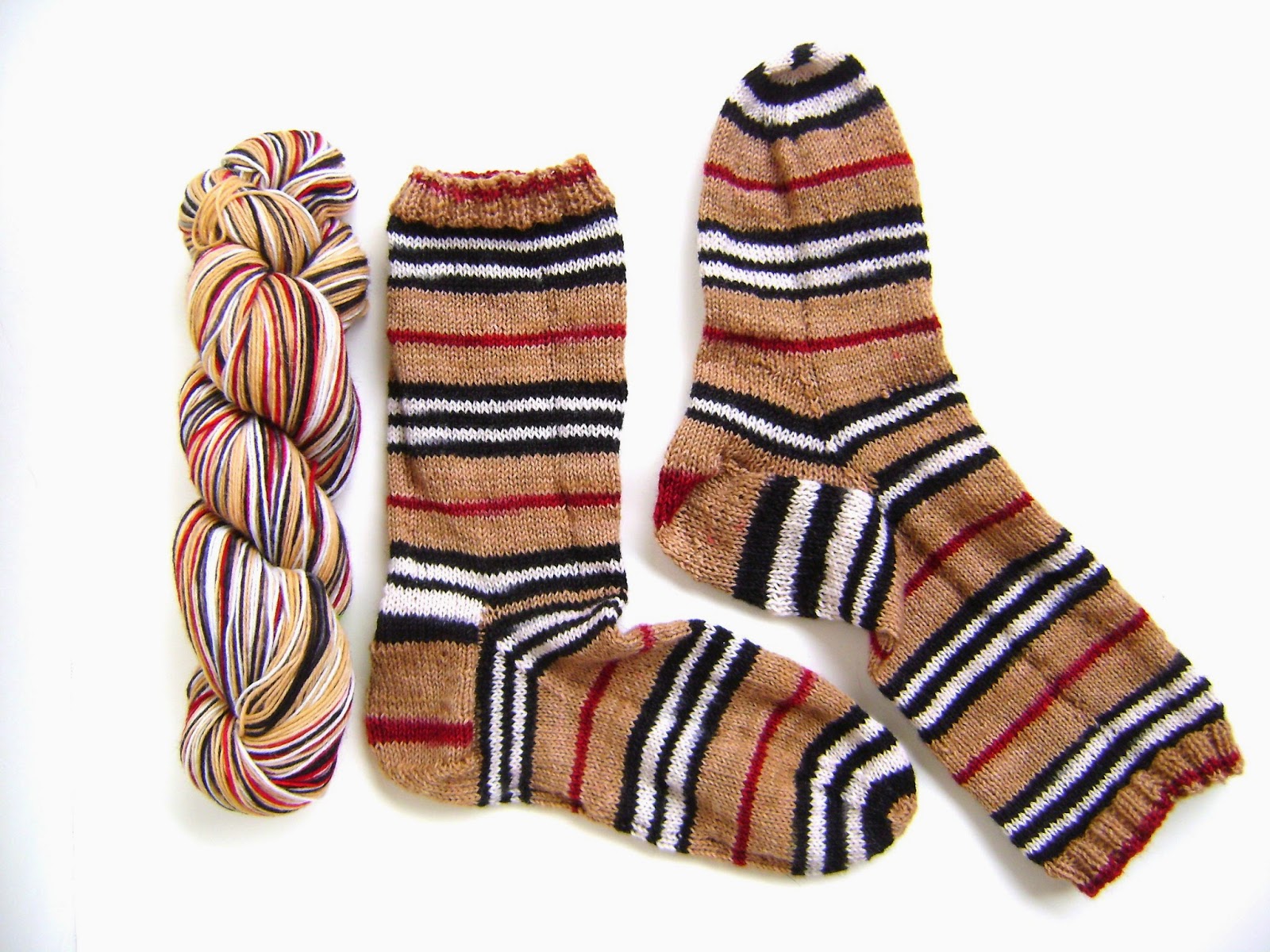 Creative Designs by Sheila Zachariae Burberry Inspired Sock Kit and A