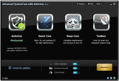 Advanced SystemCare with Antivirus 2013
