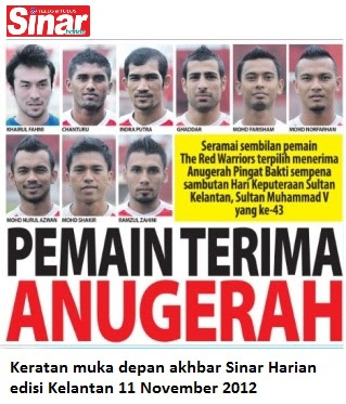 DUNIA ITU: 9 pemain terima pingat sempena hari keputeraan Sultan