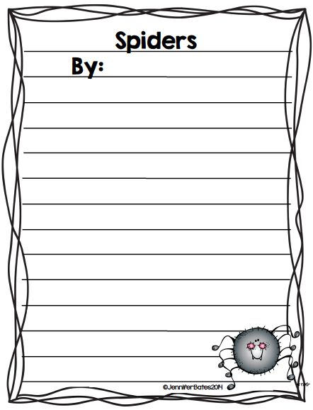 Writer spider facts picture