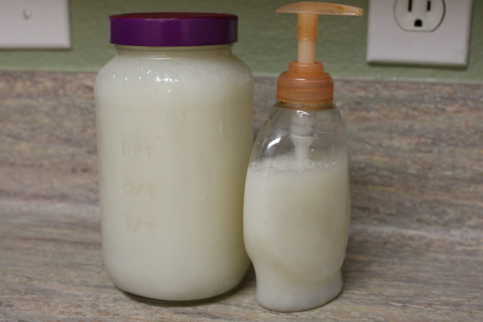 off the cheap end Turning Bar Soap into Liquid Soap