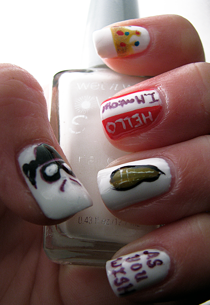 Over The Top Coat 24 of 31 Nails Inspired by a Book