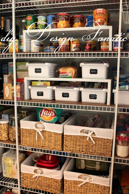 pantry organization, diy Design Fanatic, diy, organized pantry