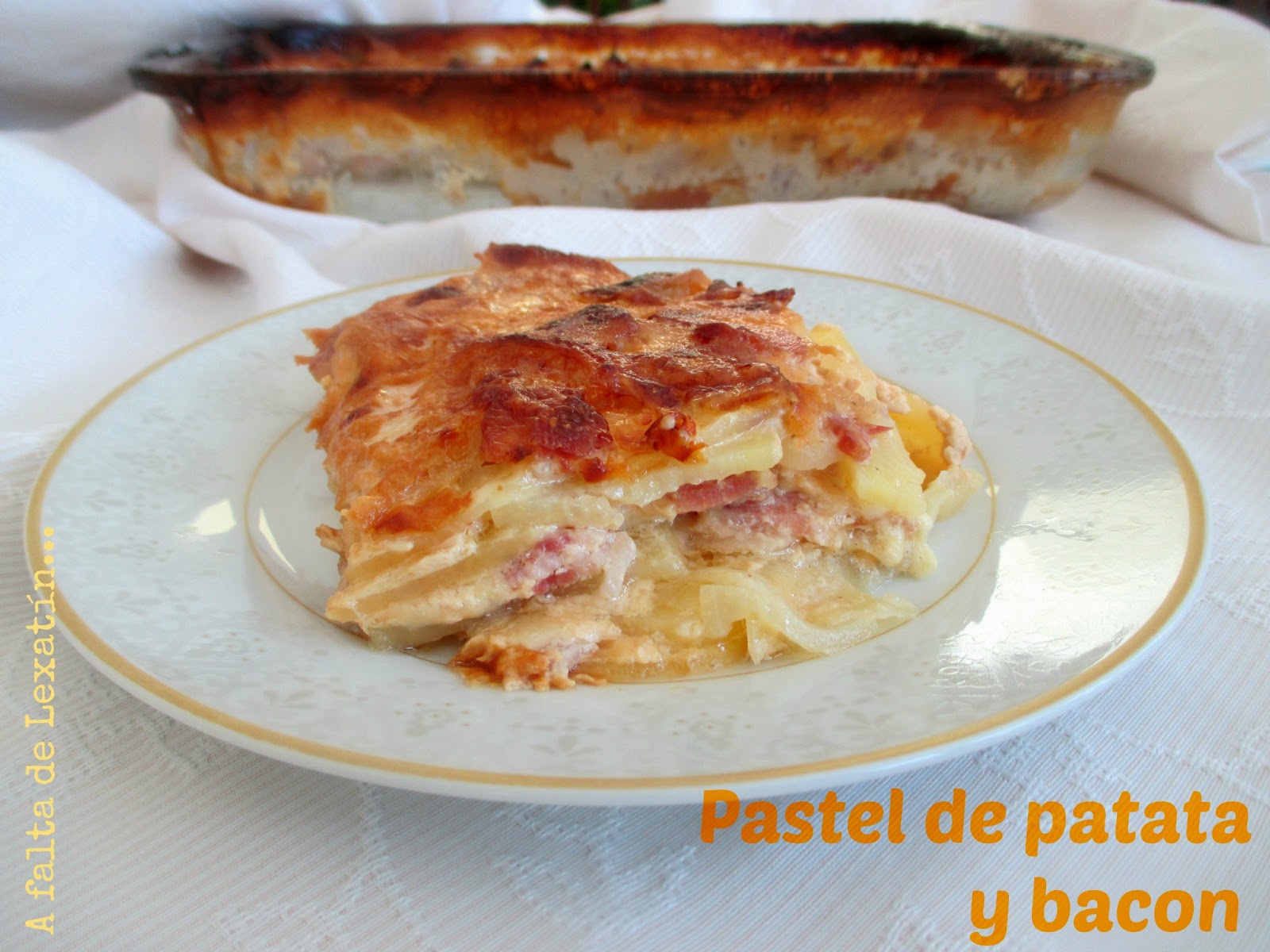 Pastel De Patata Y Bacon
