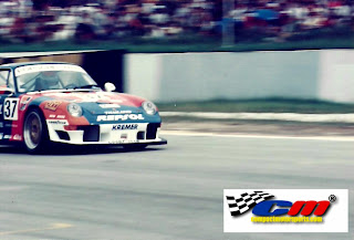 Andre Couto in Kremer Porsche exiting last corner at Batu Tiga Shah Alam Circuit in 1996