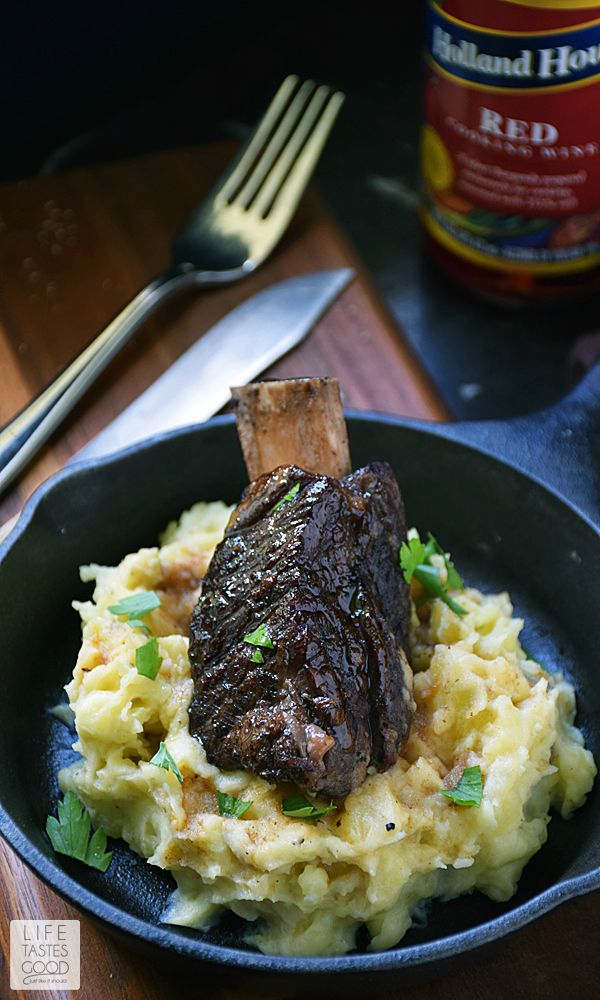 Slow Cooker Red Wine Short Ribs | Life Tastes Good