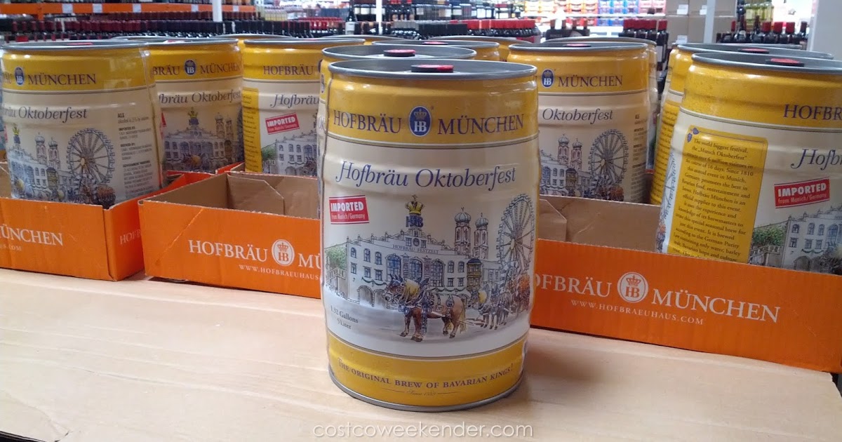 Hofbrau Munchen Oktoberfest Beer Mini Keg Costco Weekender