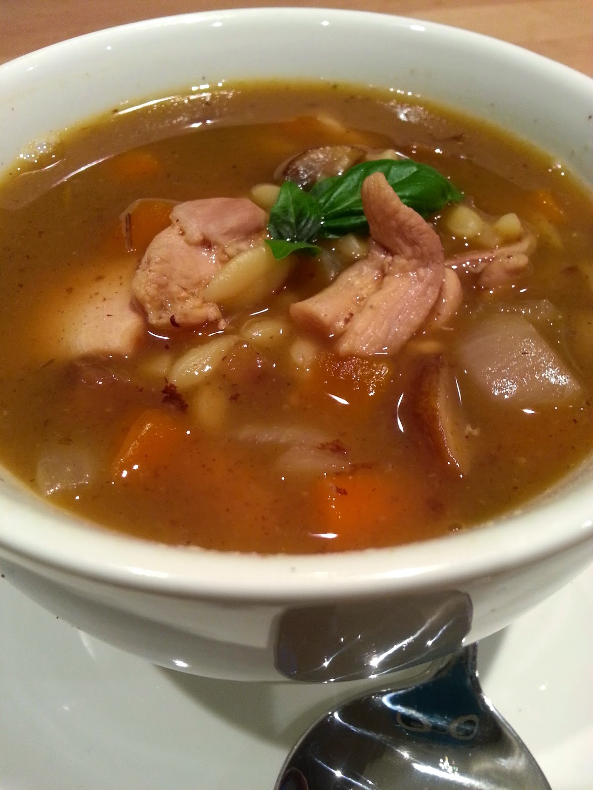 Slimming World Delights Lemon Chicken and Orzo Soup