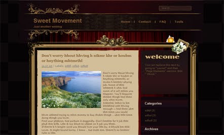 Demo Cool And Cute Blogger Template