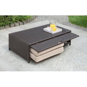 lounge gartenmöbel: greemotion Bahia 3-in-1 Bett 429102, braun/sand von