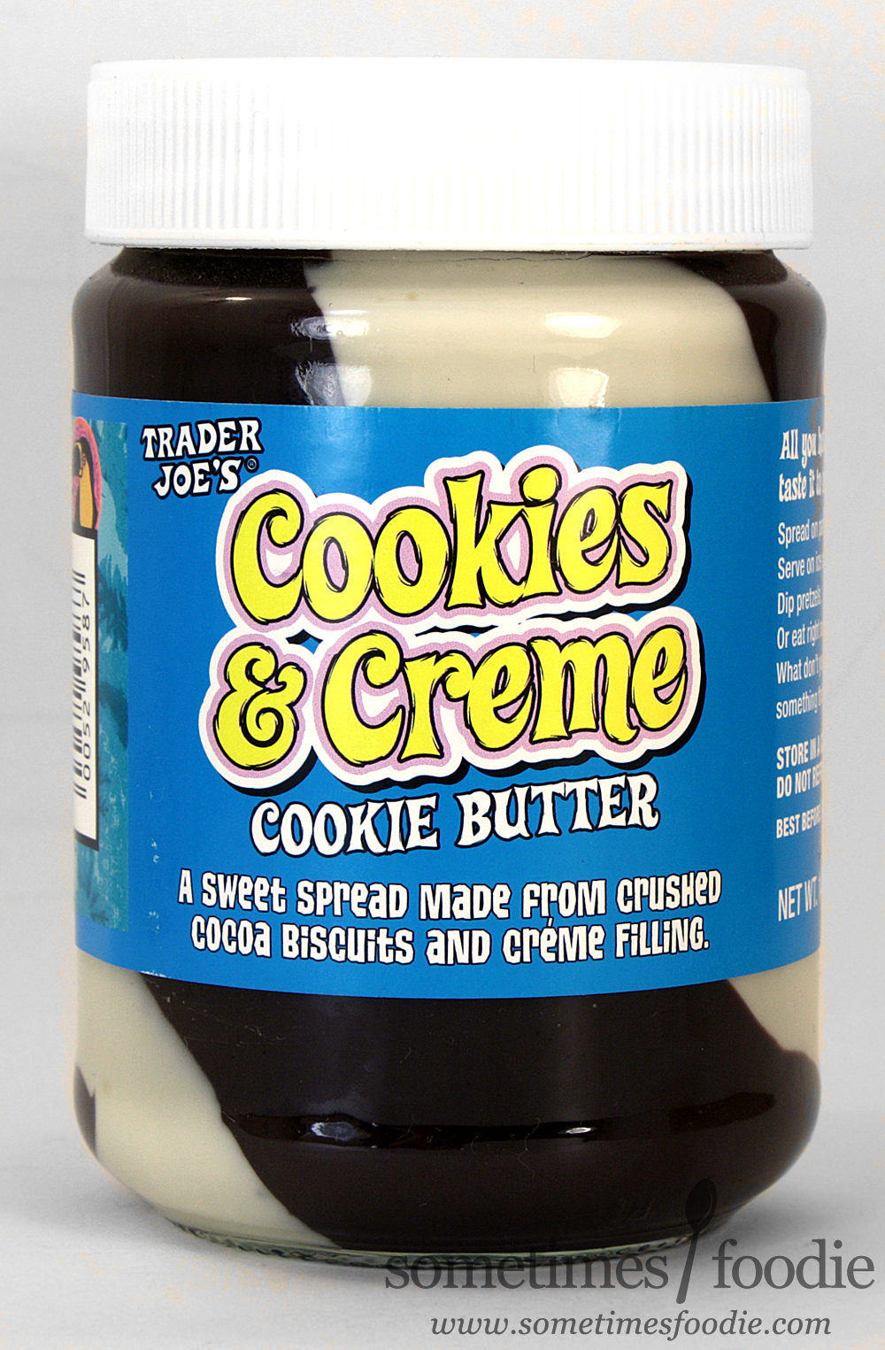 Sometimes Foodie Cookies & Creme Cookie Butter Trader Joe's