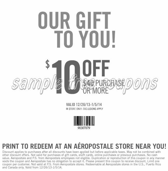 Aeropostale online coupons free shipping