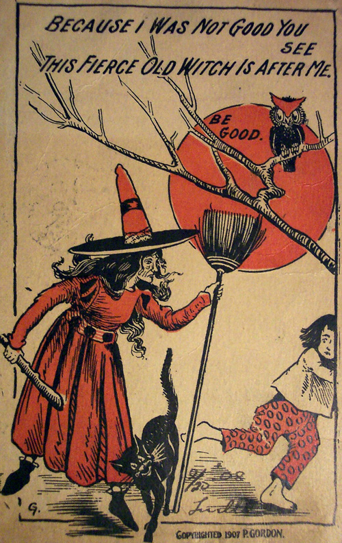 Vintage halloween decorations printable My Owl Barn: Vintage Halloween Postcards