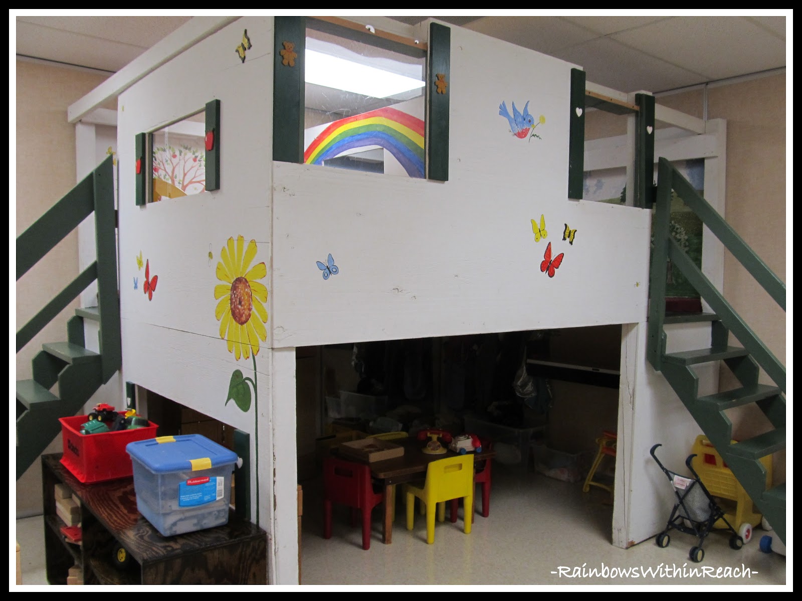 RainbowsWithinReach Inviting + Intriguing Reading Centers