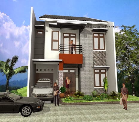 MODEL RUMAH MINIMALIS SEDERHANA: Denah dan Desain Rumah ...