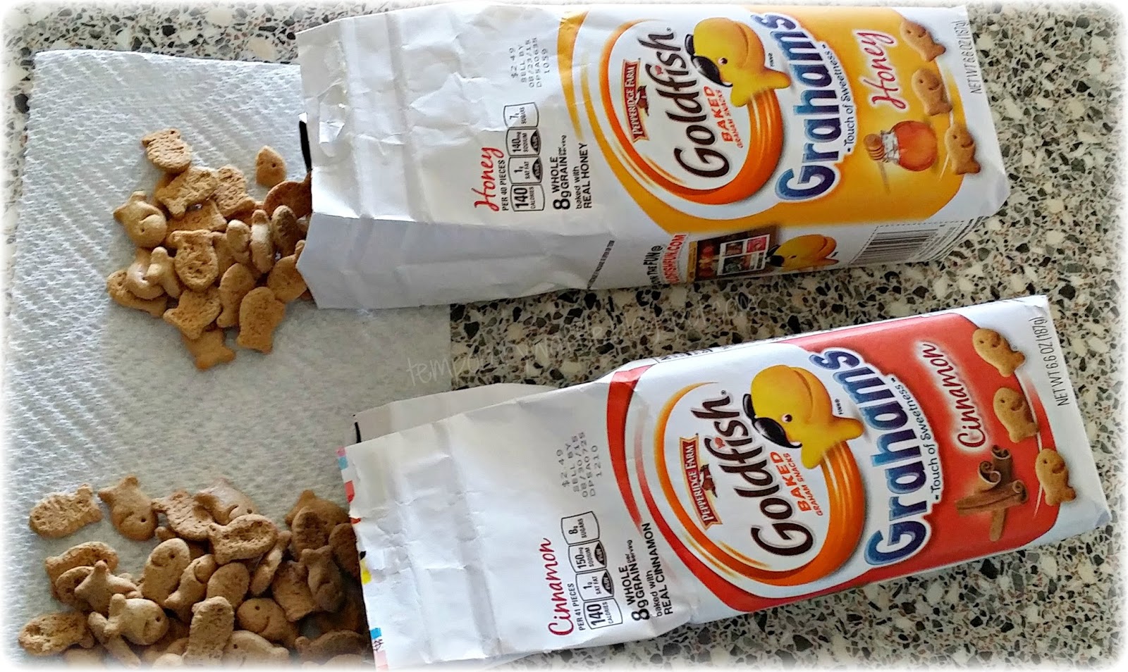 Temporary Waffle Pepperidge Farms Goldfish Grahams in Cinnamon and Honey