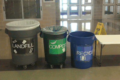 AISD Recycles on all campuses and composts on many
