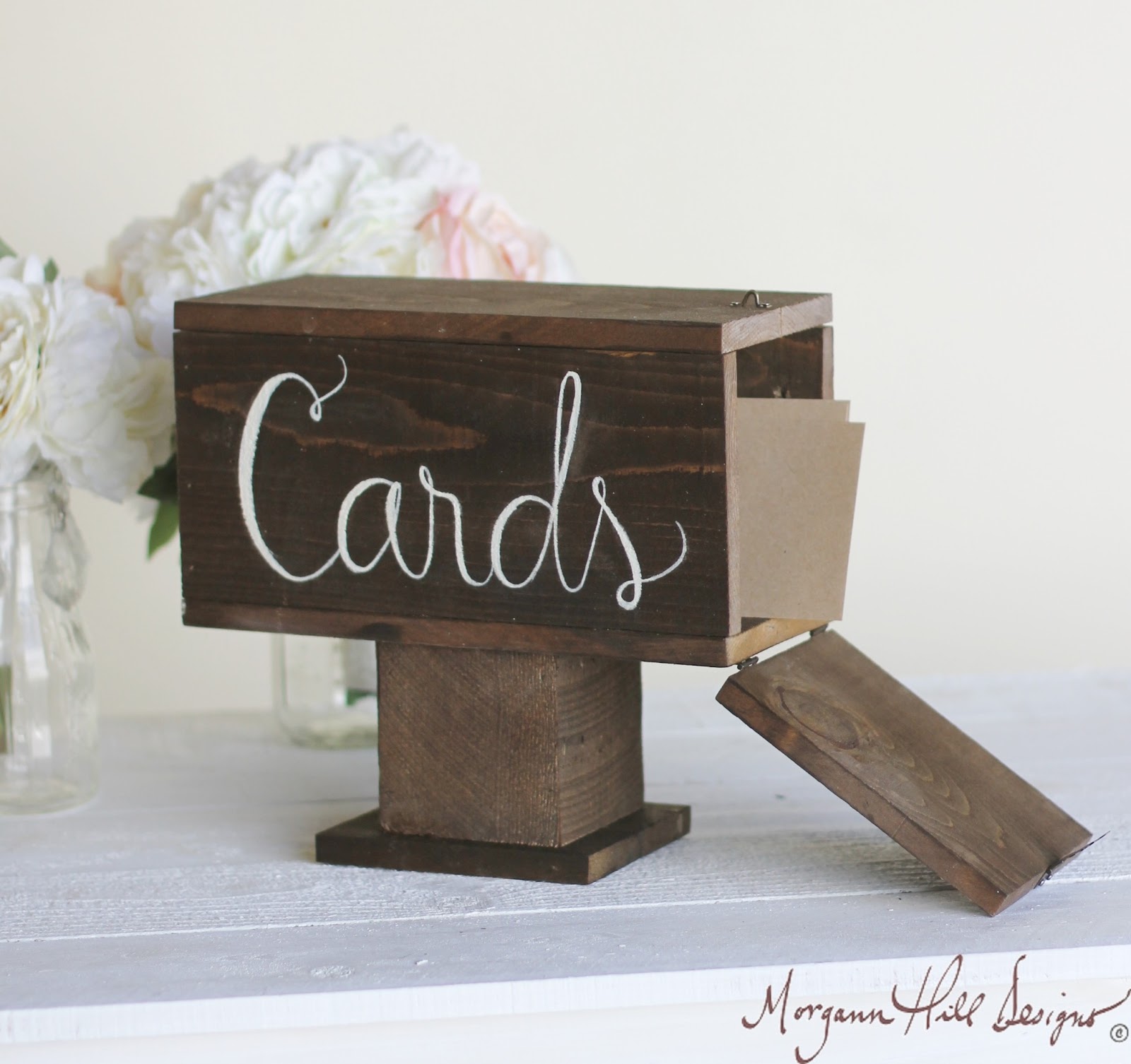Hill Designs Wedding Cards Box Rustic Mailbox On Stand Shabby