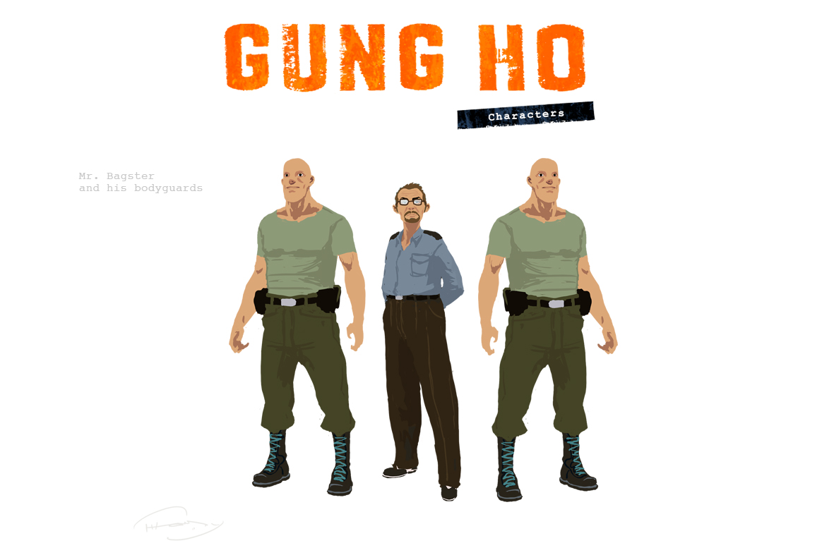gunghoblog Gung Ho the main characters