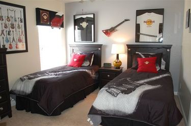 Habitaciones con estilo: FOTOS DE DORMITORIOS JUVENILES TEMA MÚSICA