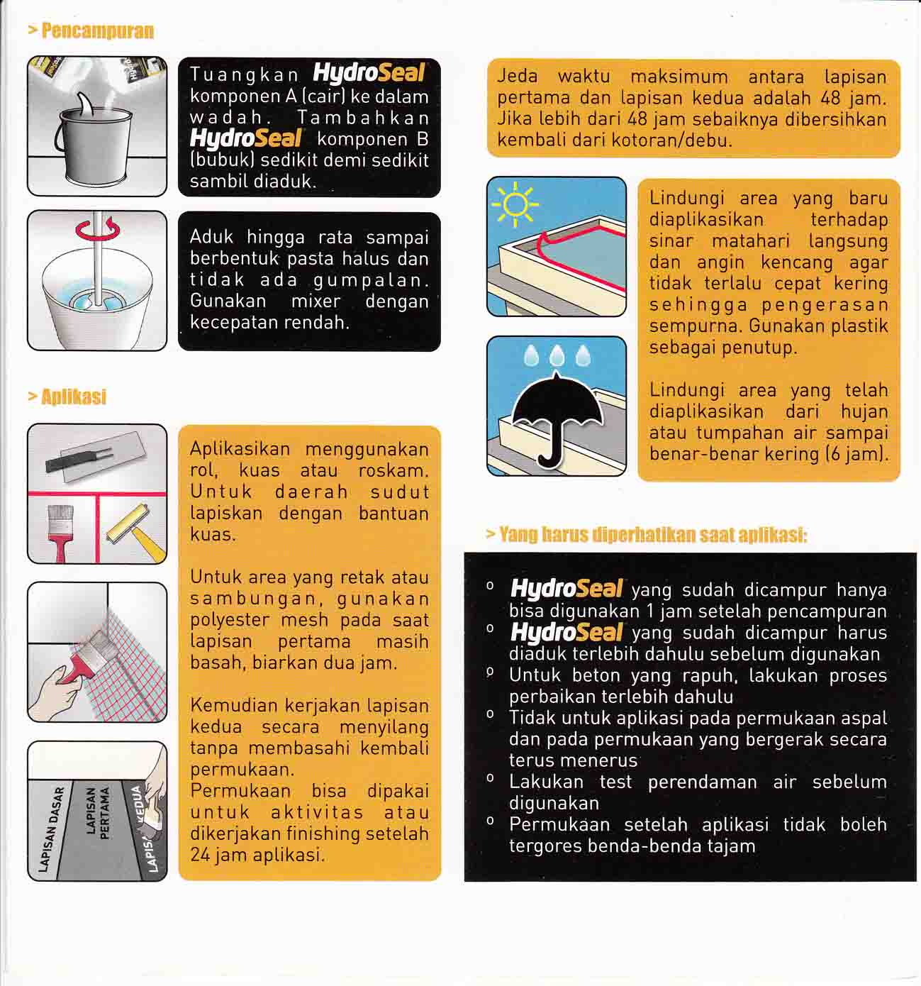 Waterproofing HYDROSEAL Media Bangunan