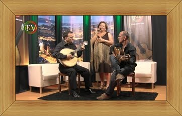 Manuel Miranda, Susana Lopes e Francisco do Carmo no Fado TV