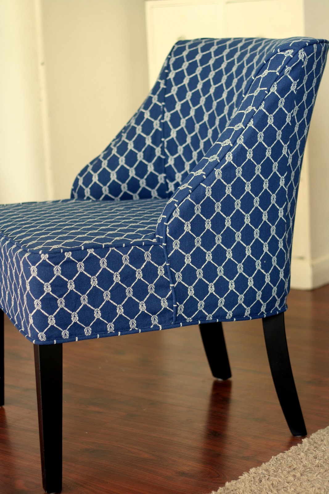 Custom Slipcovers by Shelley Armless Chair and "How to Slipcover" DVD