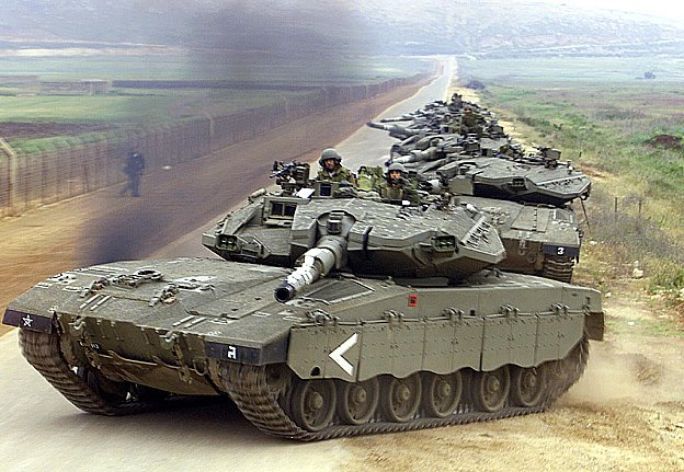 شئ غريب على الميركافا  Merkava+Mark+II+I+III+IV+tank