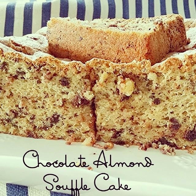 Life can be simple Chocolate Almond Souffle Cake