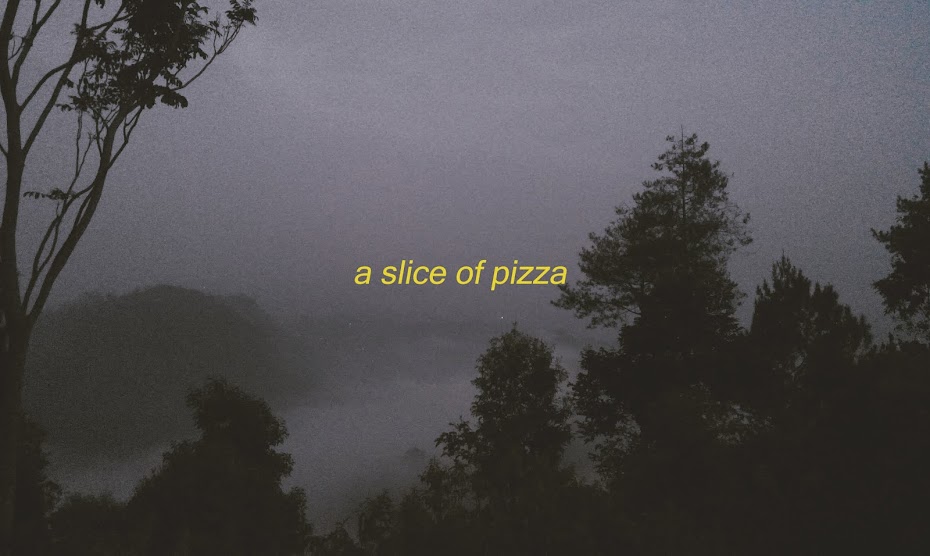 a slice of pizza